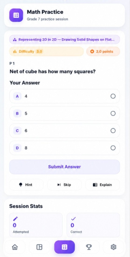 Mathsversity app screenshot